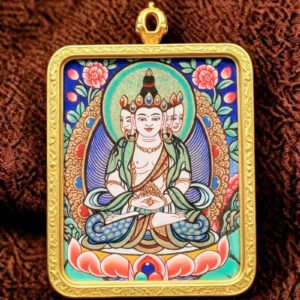 Mahavairocana Pendant/Sheep Monkey Guardian/Peace-themed ornament